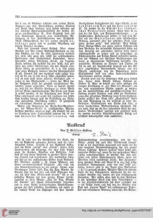 N.F. 7.1927 S. 260-263: Ausdruck, [2]