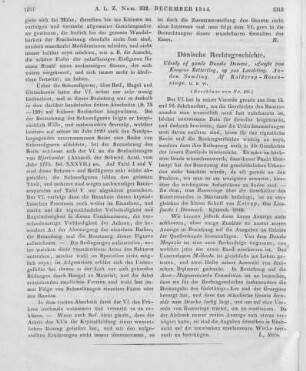 Kolderup-Rosenvinge, J. L. A.: Udvalg af Gamle Danske Domme, af sagte paa Kongens Retterting og paa Landsting. Bd. 2. Kopenhagen: 1844 (Beschluss von Nr. 331)