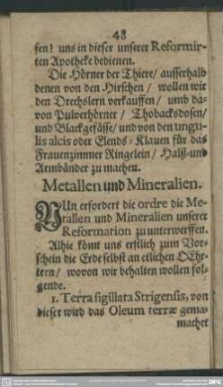 Metallen und Mineralien
