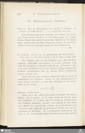 38. Elektrodynamik, Induktion