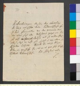Brief von Herder, Johann Gottfried an Goethe, Johann Wolfgang von