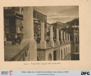 Capri - Presa dalla Loggia della Funicolare