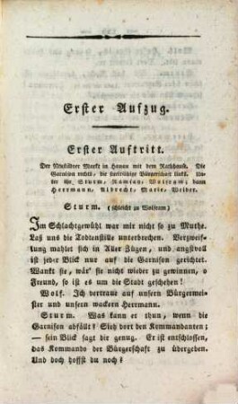 Die Belagerung der Stadt Hanau und deren Befreiung am 13. Junius 1636 : ein vaterländisches Schauspiel in fünf Aufzügen