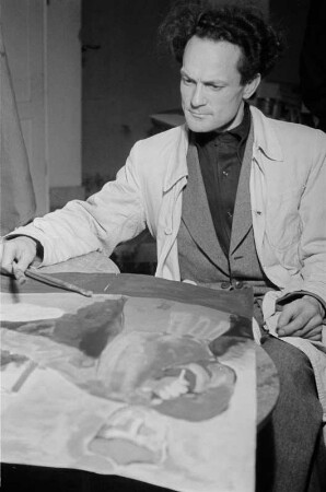 Porträt des Bühnenbildners Heinrich Kilger : Porträt von Heinrich Kilger
