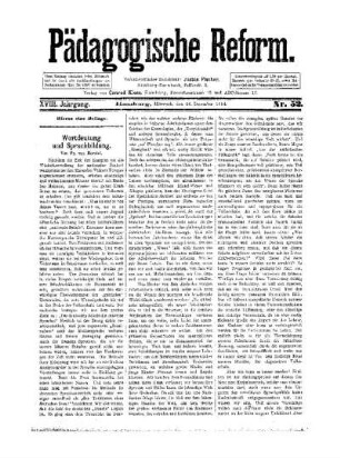 Wortdeutung und Sprachbildung