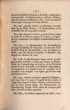 Le thermomètre ou Chaud et froid