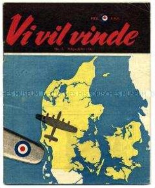 Illustrierte Propagandaschrift der Alliierten für die Bevölkerung im besetzten Dänemark