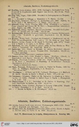 Admirale, Seefahrer. Entdeckungsreisende (Nr. 585-607)