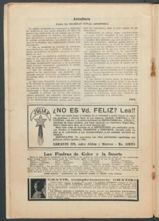 Avicultura : Para la sociedad rural argentina