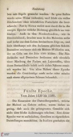 Fünfte Epoche. Vom Jahre 1420 bis 1500
