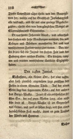 Den 24ten Junius