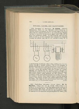 Dynamos, Motors And Transformers.