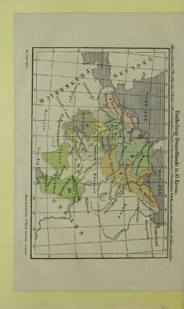 Eintheilung Deutschlands in 10 Kreise
