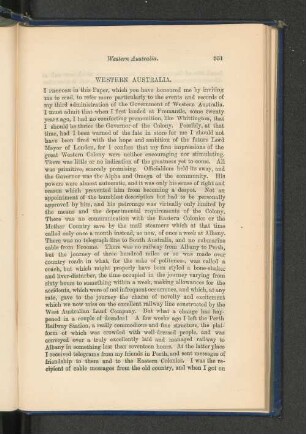 Western Australia. Sir William C. F. Robinson, G.C.M.G.