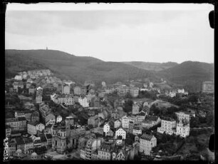 Karlsbad, Blick von der Franz-Josefs-Warte