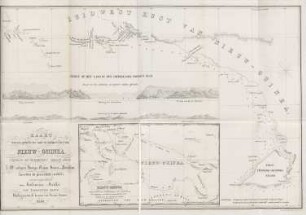 Kaart van een gedeelte der zuid-en zuidwest-kust van Nieuw-Guinea, volgens de opnemingen gedaan door Zr. Ms. schepen Dourga Triton Sireen en Postillon ... door Salomon Müller