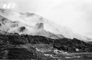 Braunkohlentagebau Hirschfelde : Braunkohlentagebau Hirschfelde (Kopalnia Turoszów), östlich der Lausitzer Neiße; seit 1945 Polen. Flözbrand