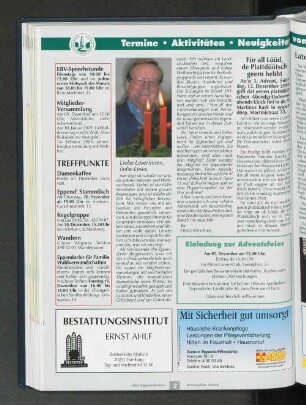 Liebe Leserinnen, liebe Leser,