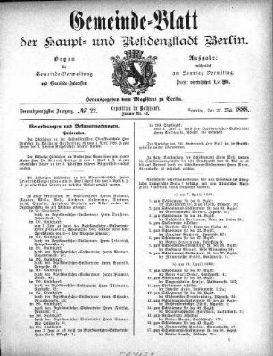 1888,22: No. 22, 27. Mai 1888