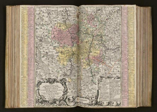 Exacta Delineatio Geographica omnium Electoratus Saxonici Circulo Lipsiensi appartenentium Præfecturarum Colditium, Leissnigium, Rochlitium, Præfectura Portæ Grimmensis una cum pluribus aliis finitimis Præfecturis