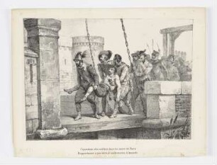 D’Aumale wird in Paris gemeldet, aus: Voltaire, "La Henriade", Paris 1825