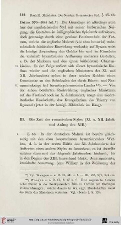 III. Zeitraum : Der romanische Styl