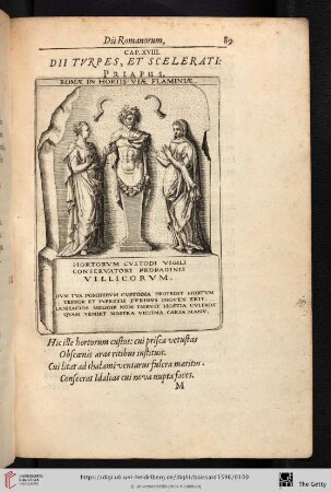 Cap. XVIII. Dii Tvrpes, et scelerati priapus