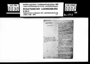 Manuskript-Satzvorlage [des Finanzrats Rudolf Moser] zur OAB, Teil B: Ortsbeschreibung, Schlußwort (S. 303) und Berichtigungen (S. 304)