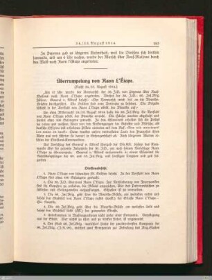 Überrumpelung von Raon L'Étape