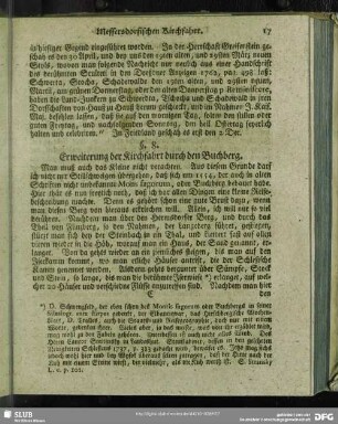 §. 8. Erweiterung der Kirchfahrt durch den Buchberg