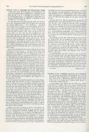 843-844 [Rezension] Schendel, Eckhard, Herrschaft und Unterwerfung Christi
