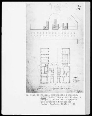 Kassel & Mappe zum Akademieprojekt & Erdgeschoß