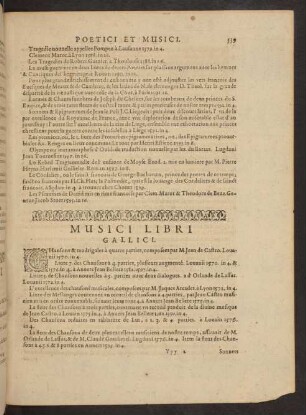 Musici Libri Gallici.