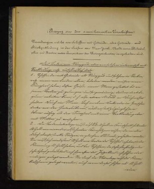 (Auszug aus den amerikanischen Vorschriften)