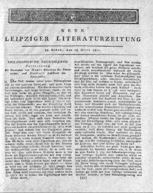 1811-03-18 : 33. Stück