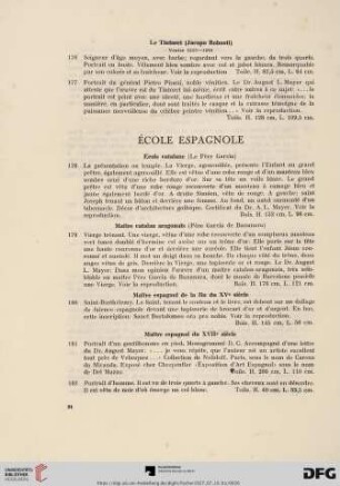 Écoles Espagnole (No. 178 - 187)