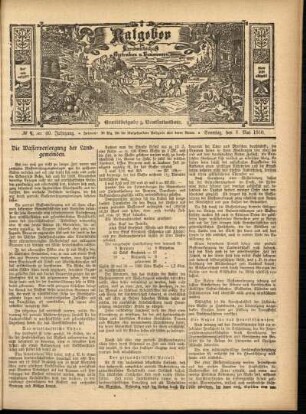 Ausgabe vom Sonntag, den 08. Mai 1910.