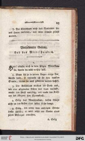 Vierzehenter Gesang