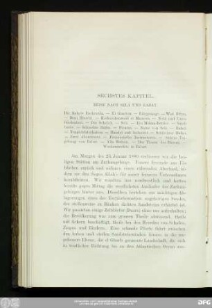 Sechstes Kapitel. Reise Nach Selâ Und Rabat.
