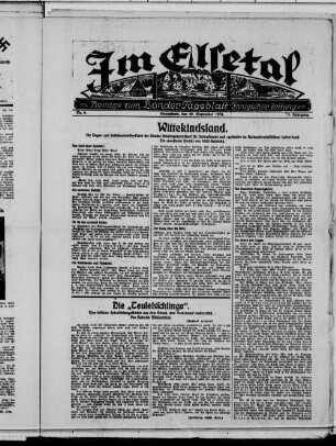 Im Elsetal. 1931-1938