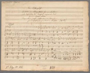 Die Vätergruft, Bass, Klavier, op. 13 - BSB Mus.Schott.Ha 8362-2