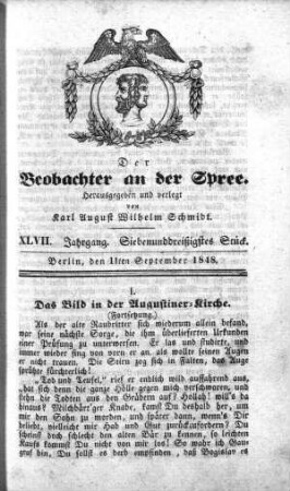37. Stueck, 11. September 1848