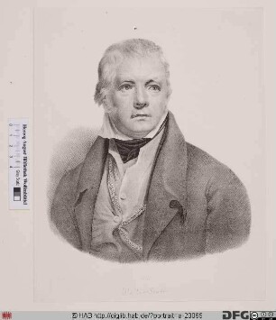 Bildnis Walter Scott (1820 Sir)