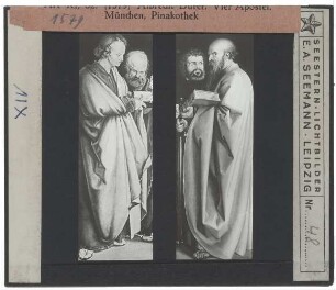 Dürer, Die Vier Apostel (München AP 540, 545)