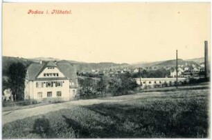 Pockau. Blick auf Pockau