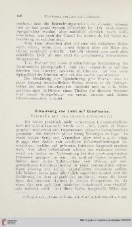 14: Einwirkung von Licht auf Cobaltsalze : Versuche mit oxalsaurem Cobaltoxyd