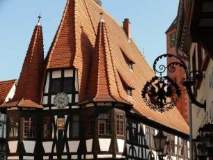 Fachwerk-Rathaus von Michelstadt/Odenwald