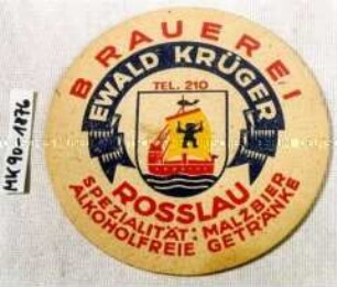 Bierfilz "BRAUEREI ROSSLAU"