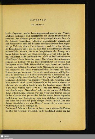 Eldorado : Kolumbien