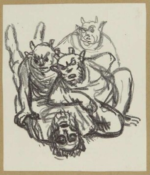 Die Dickteufel erwarten die Seele